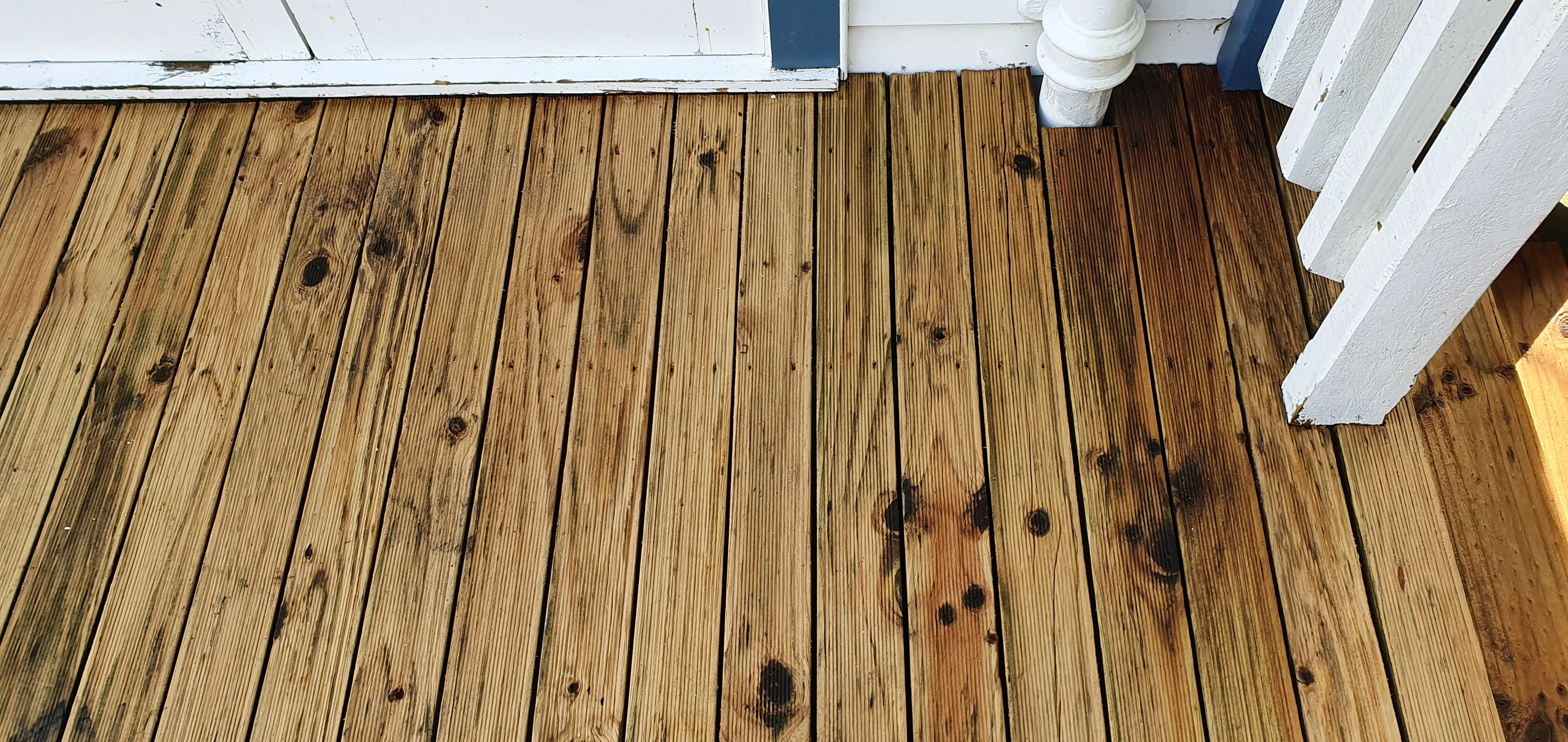 After Deck Cleaning