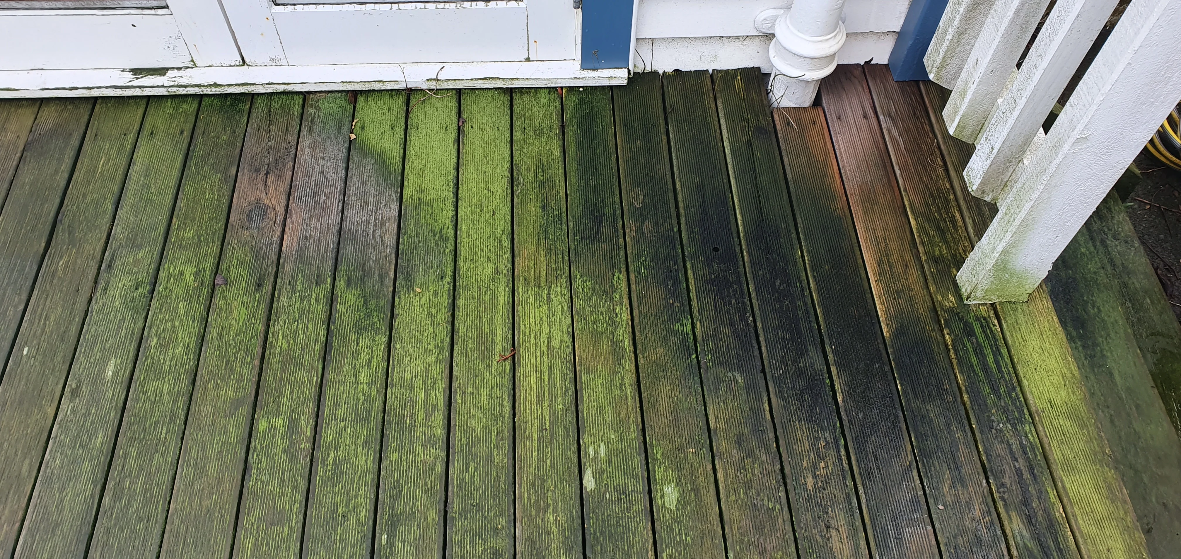 Before Deck Cleaning